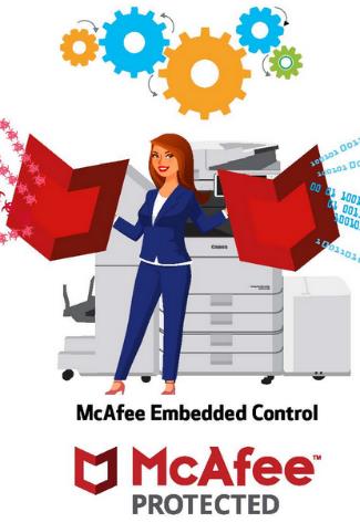 Zvýšení bezpečnosti multifunkcí Canon ve spolupráci s McAfee